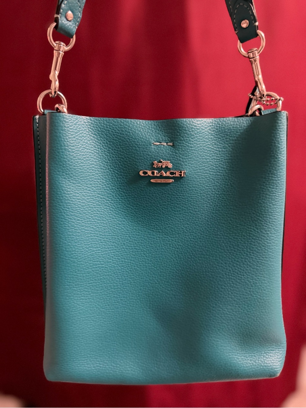 Coach Mollie Bucket Bag 22 | Teal - Picture 3 of 8
